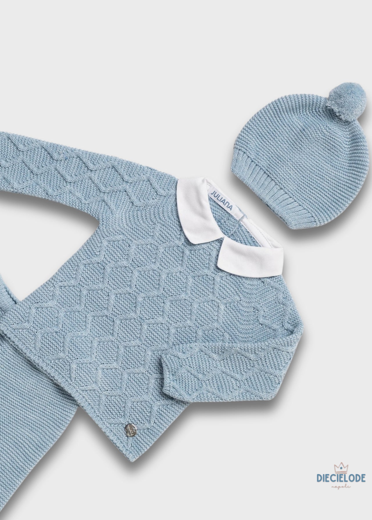 completino neonato tricot+cuffietta