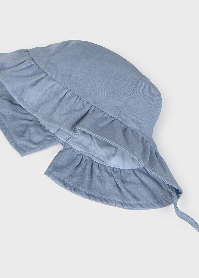 cappellino neonata cotone fiocco