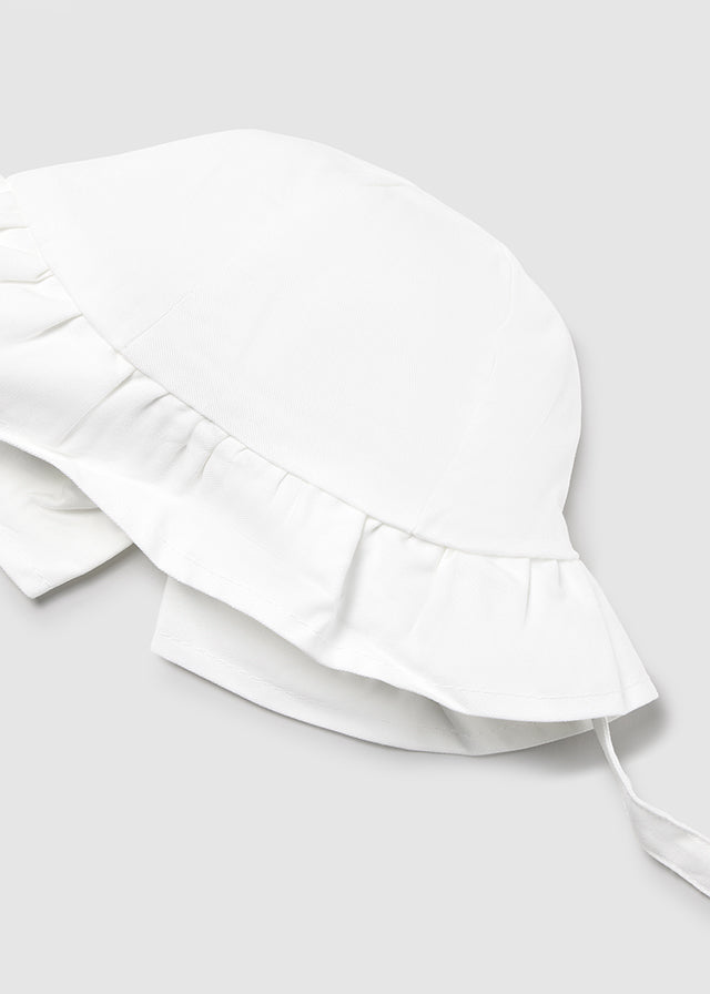 cappellino neonata cotone fiocco