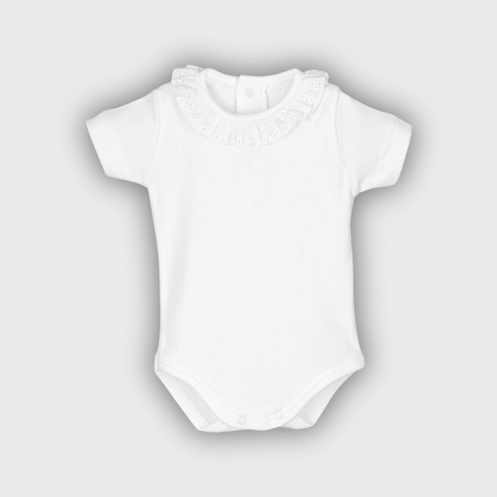 body neonata colletto pizzo