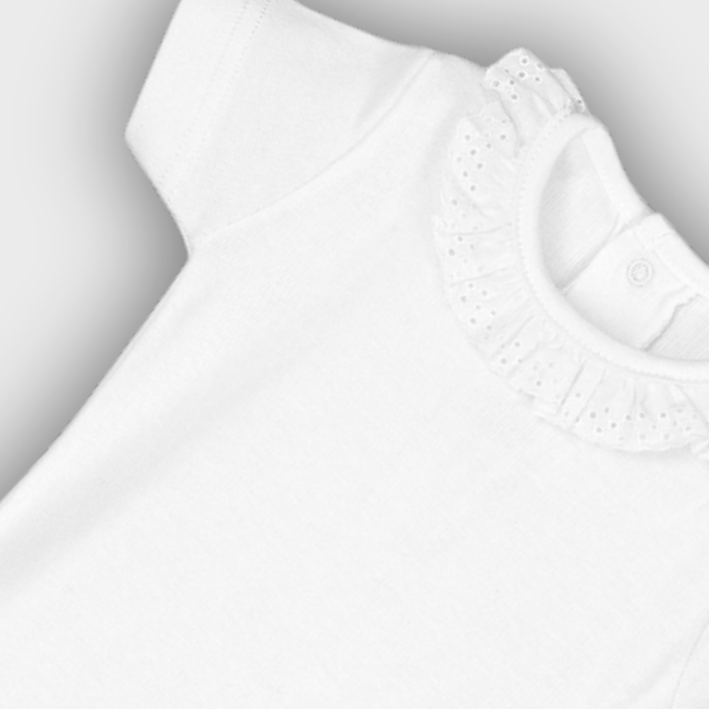 body neonata colletto pizzo