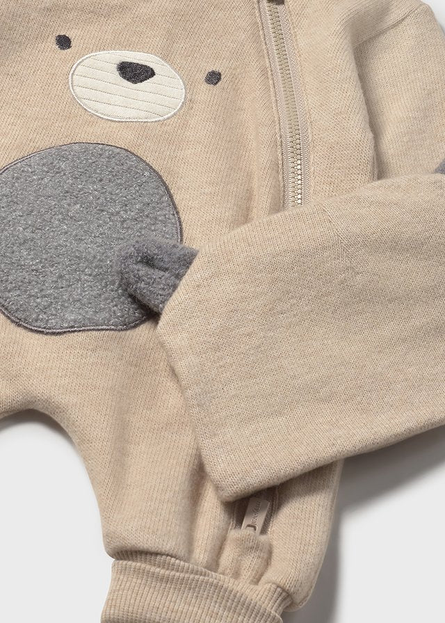 tutina neonato felpa+cappello