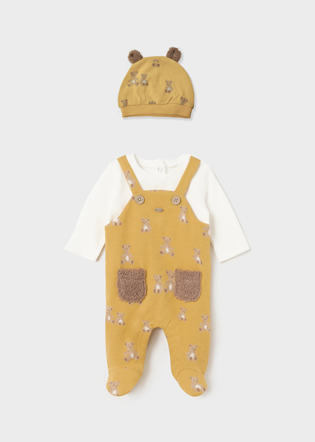 tutina neonato felpa + cappellino