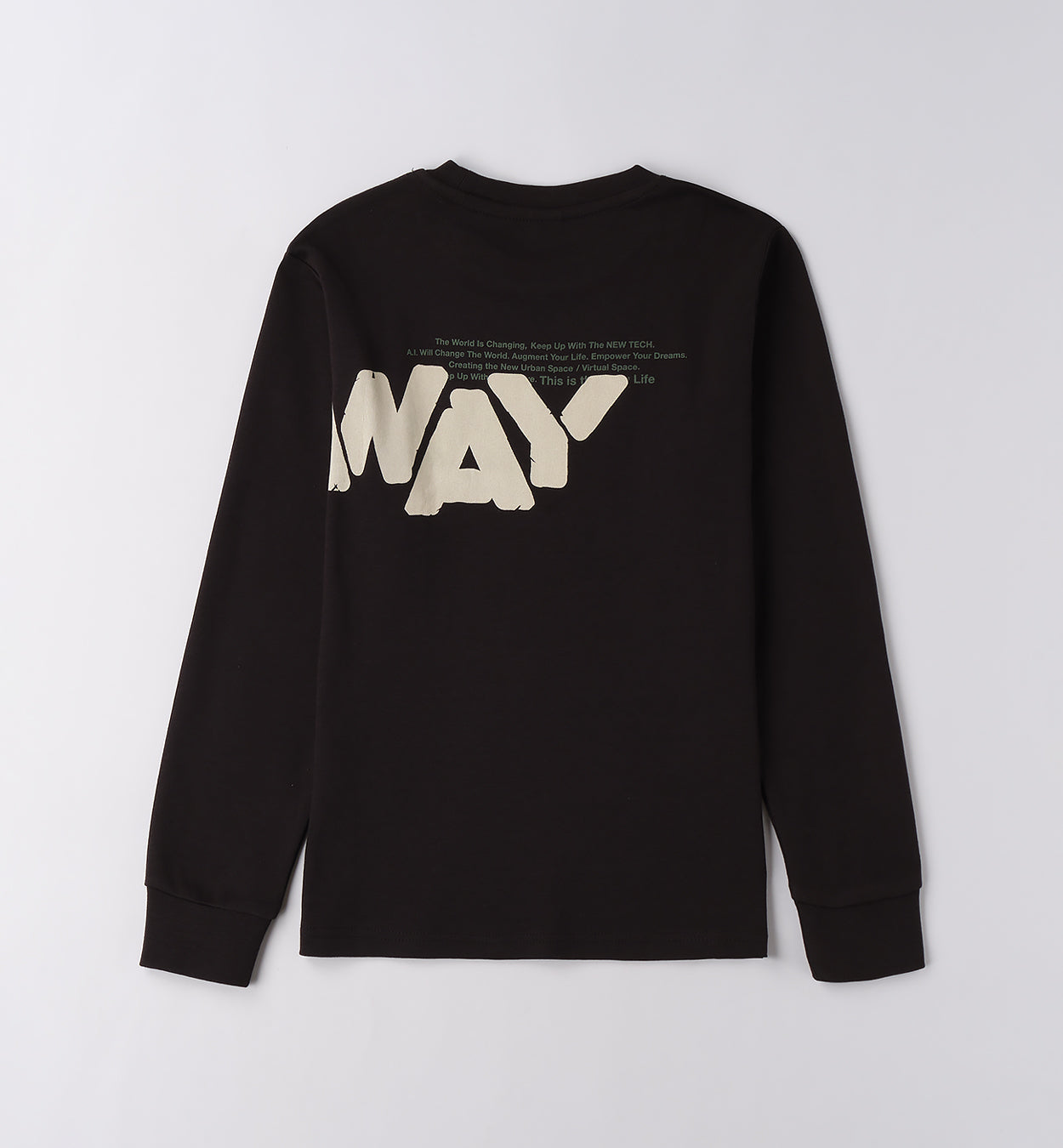 t-shirt junior cotone m/lunga