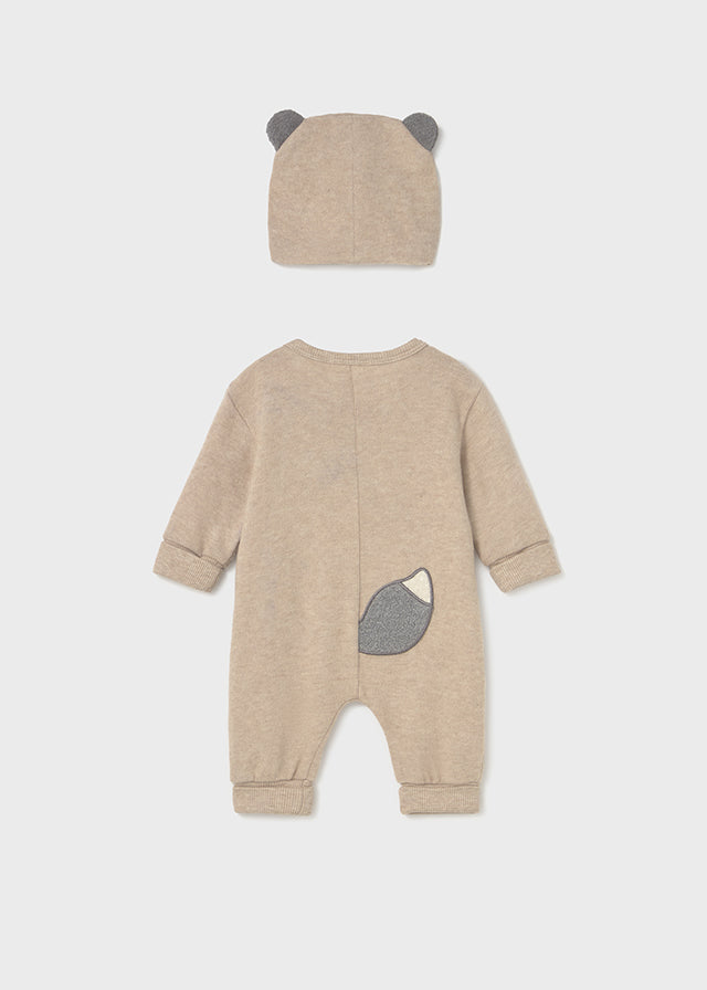 tutina neonato felpa+cappello