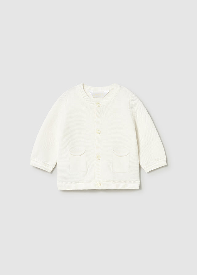 cardigan neonato tricot