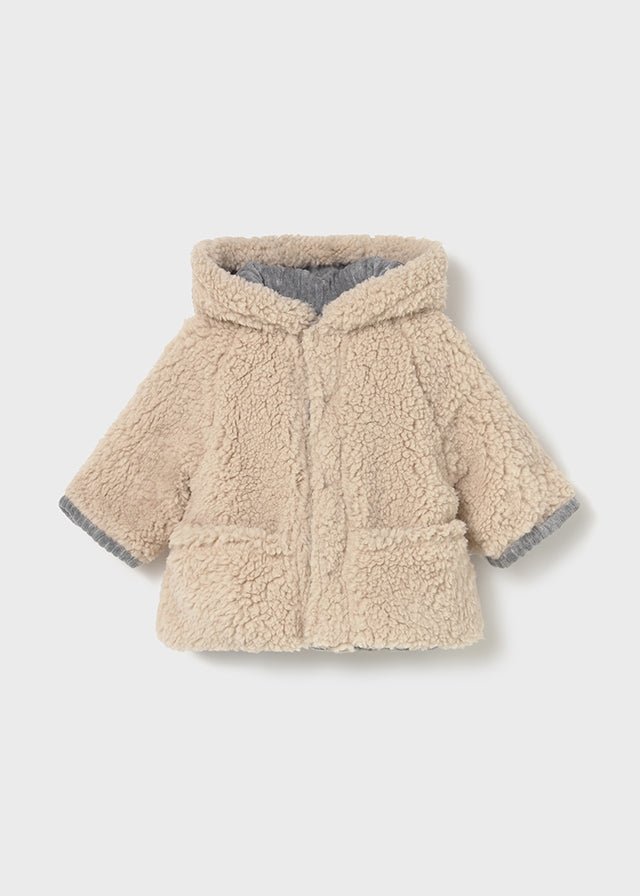 cappotto neonato reversibile