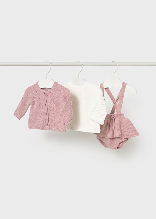 completino neonata tricot 3/pz
