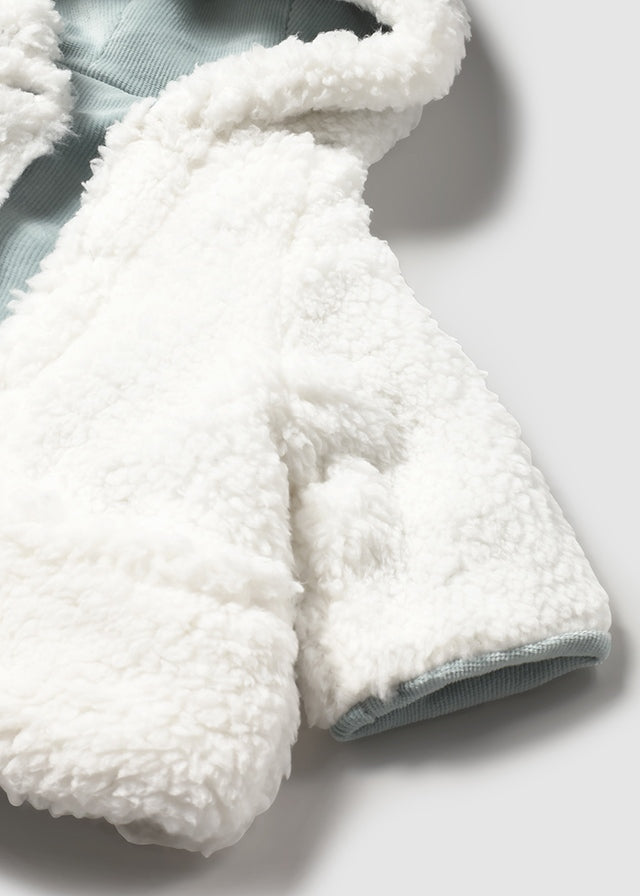 cappotto neonato reversibile