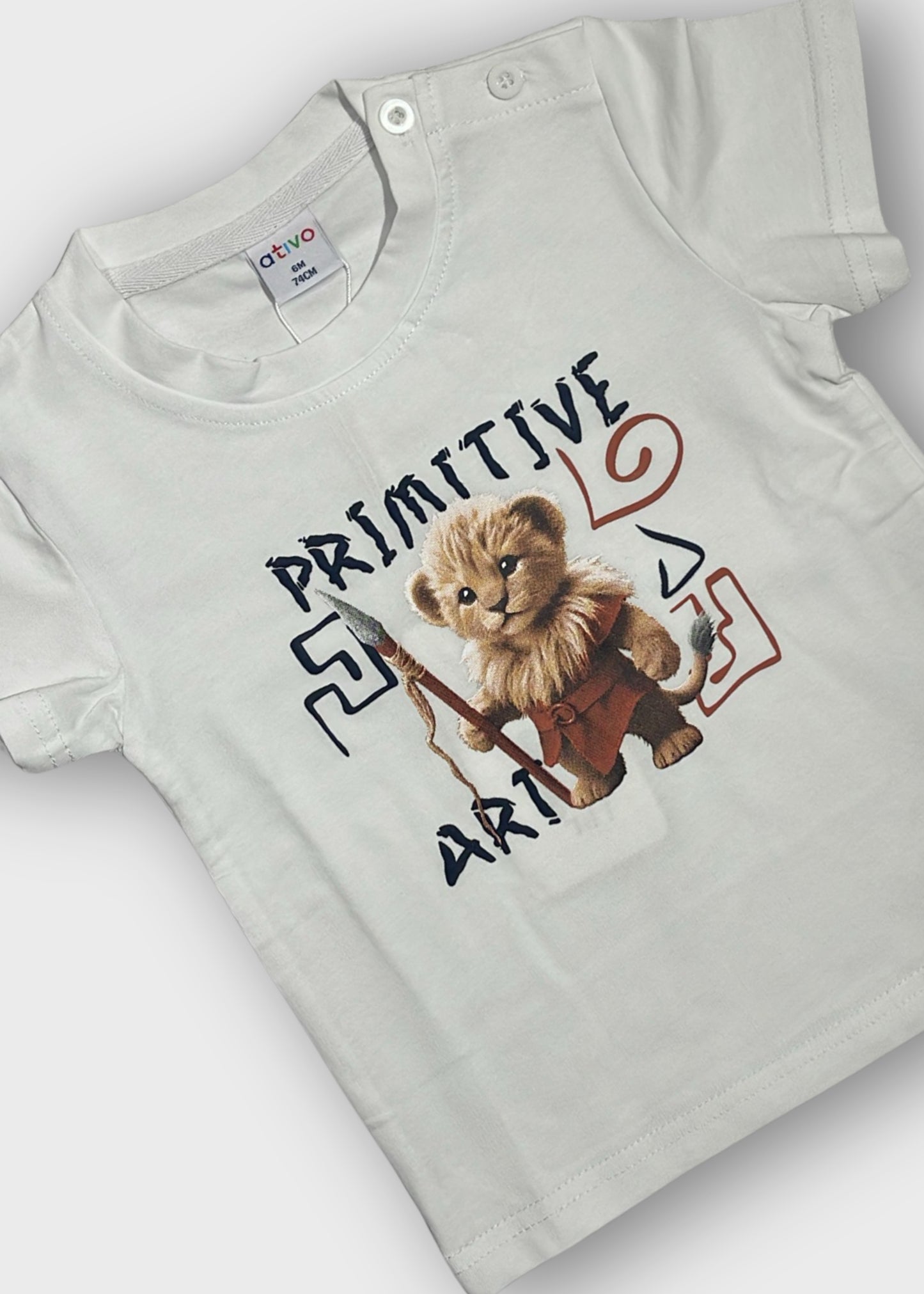 t-shirt neonato cotone m/corta