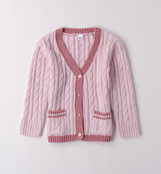 cardigan bimba treccia
