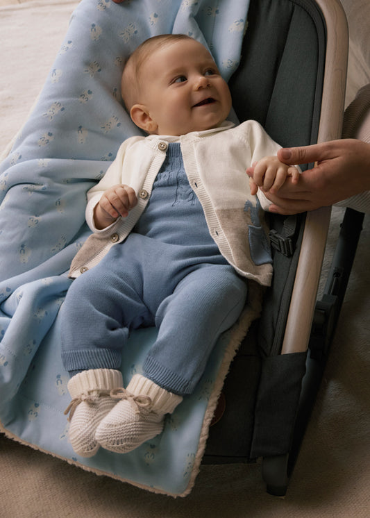 completino neonato tricot 3/pz