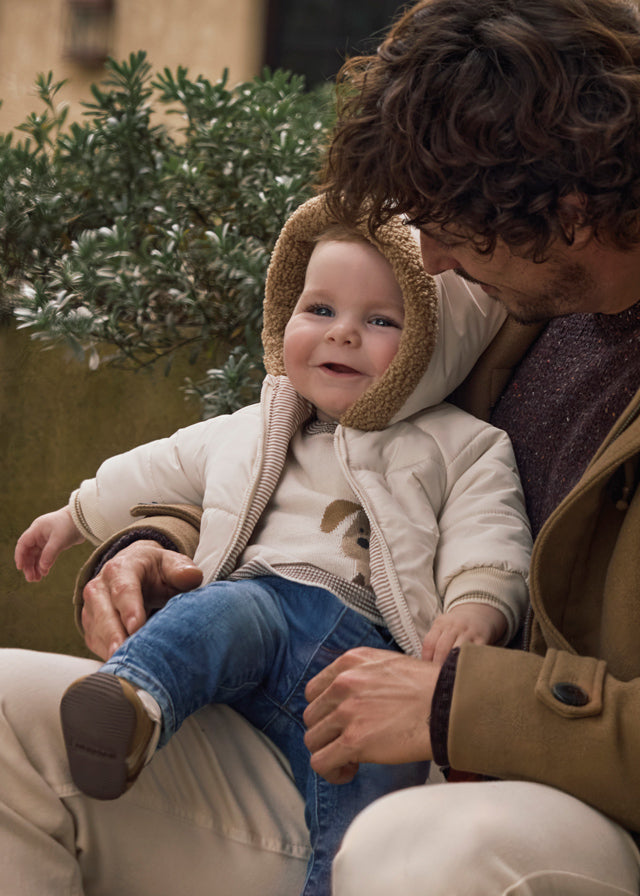 giubbino neonato reversibile