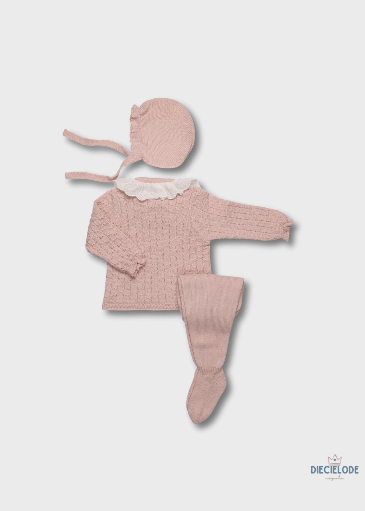 completino neonata tricot+cuffietta
