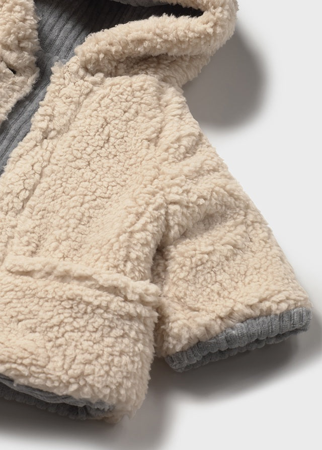 cappotto neonato reversibile