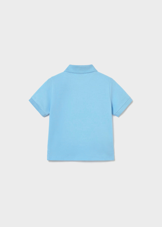 maglia polo neonato m/corta piquet