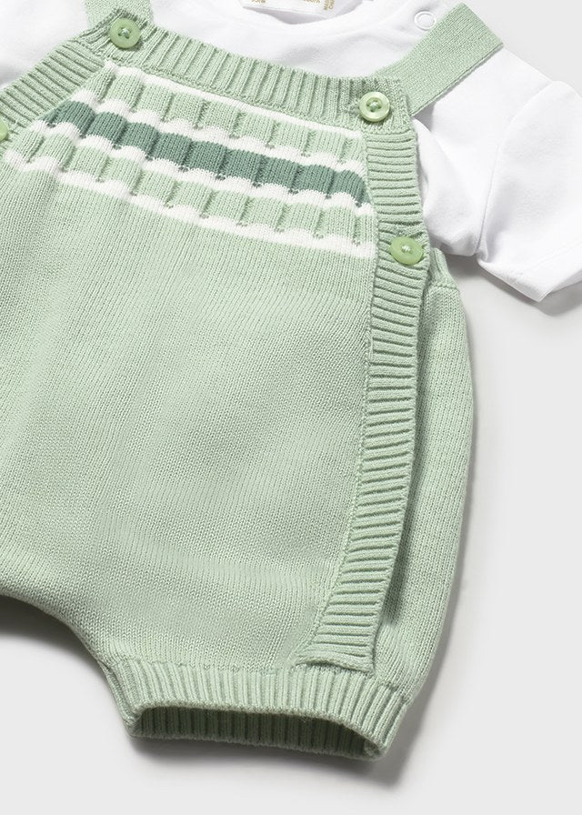 completino neoanto salopette corta tricot