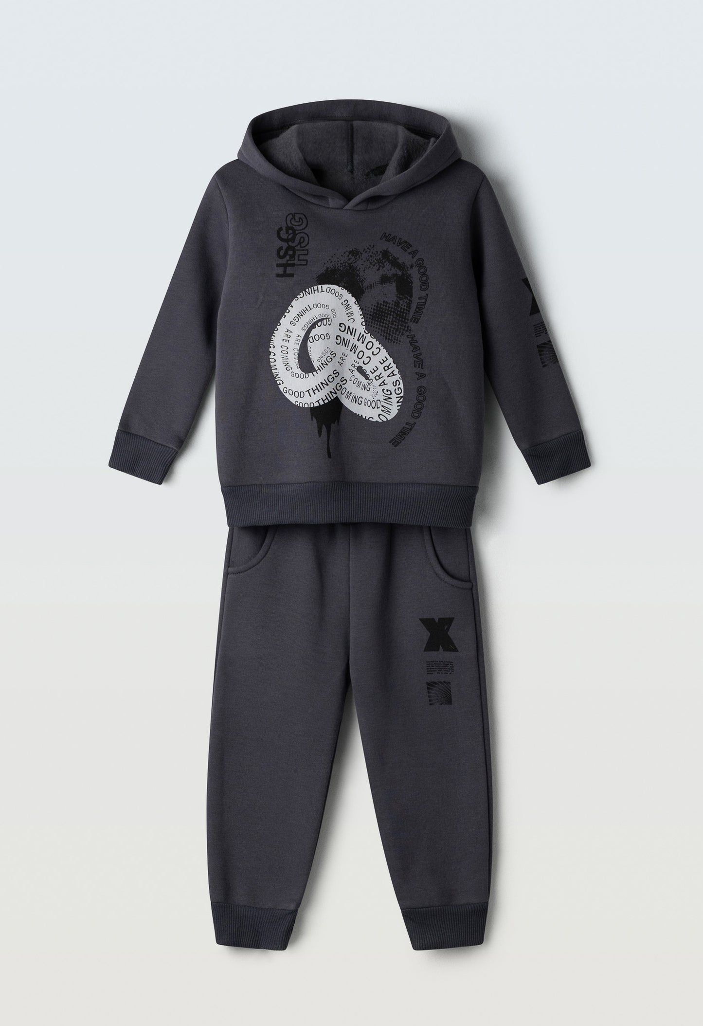 completo bimbo felpa cappuccio