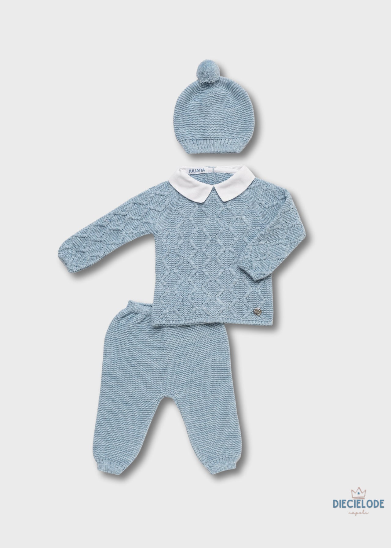 completino neonato tricot+cuffietta