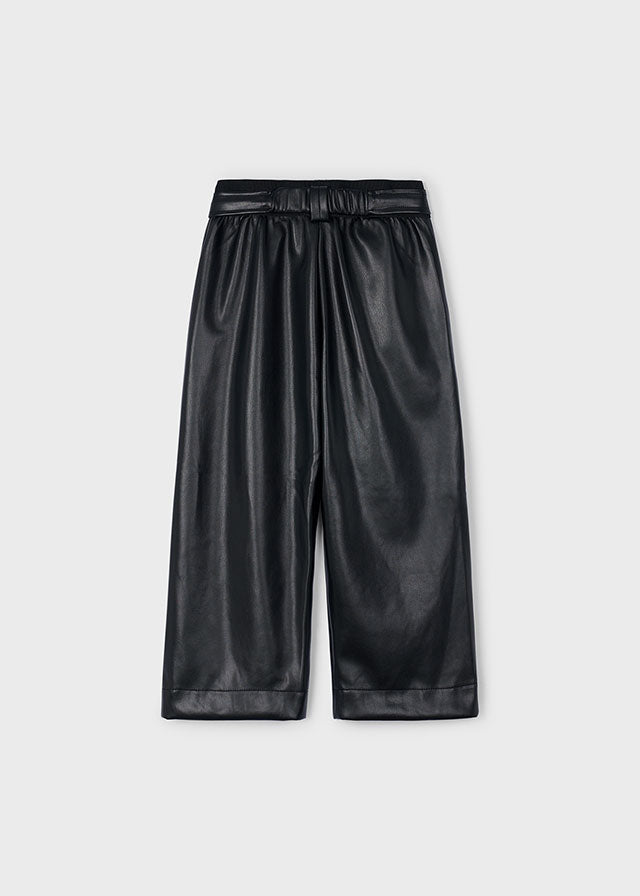 pantaloni bimba ecopelle