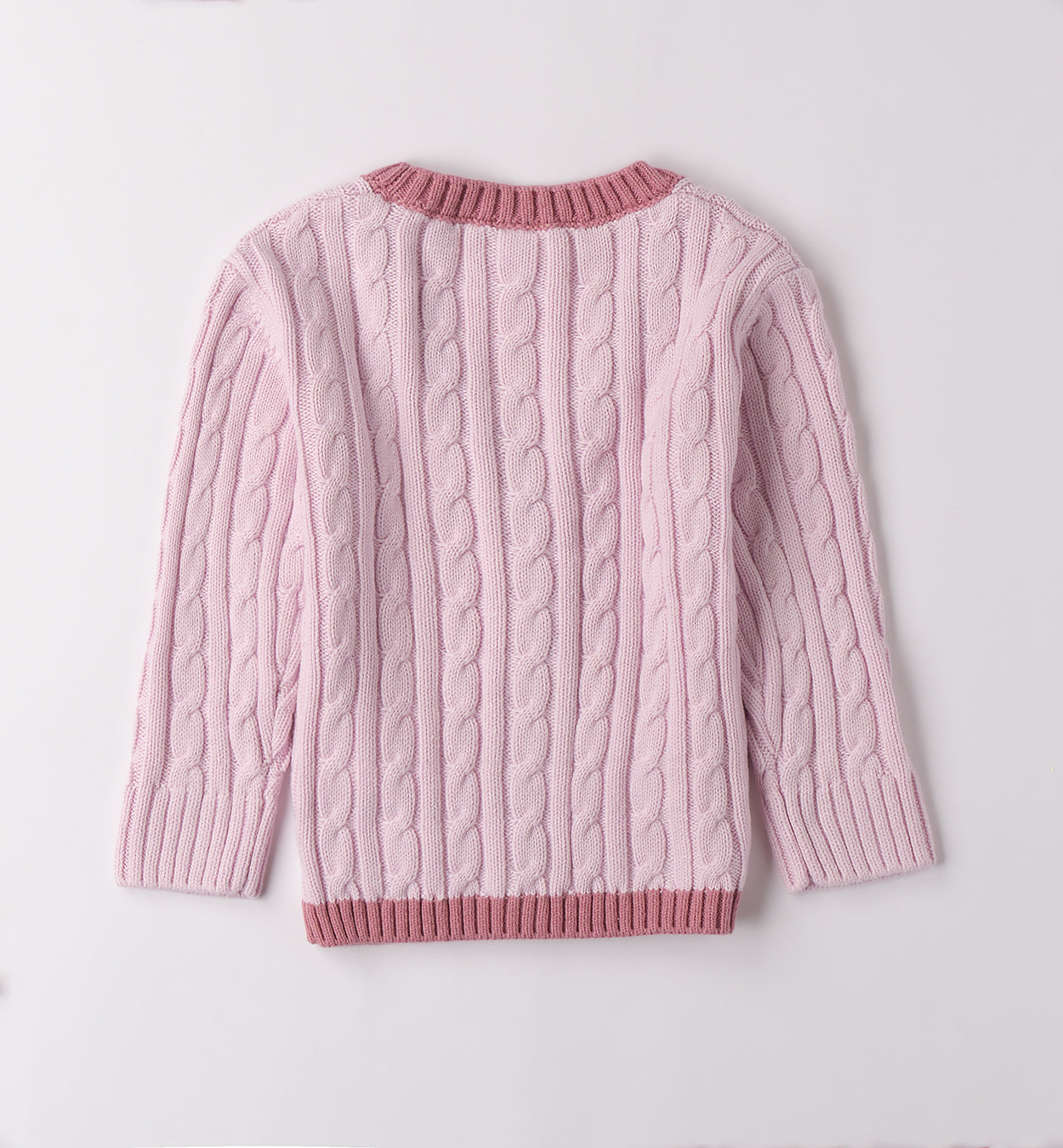 cardigan bimba treccia