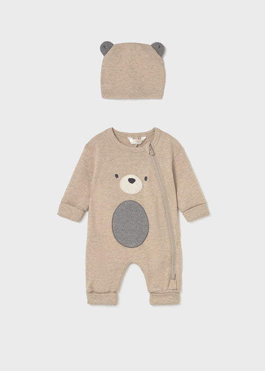tutina neonato felpa+cappello