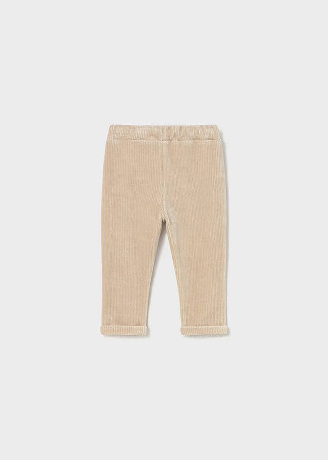 pantaloni neonato velluto costa