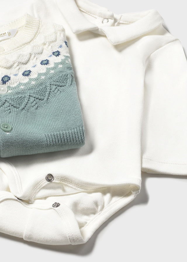 completino neonato tricot 3/8pz