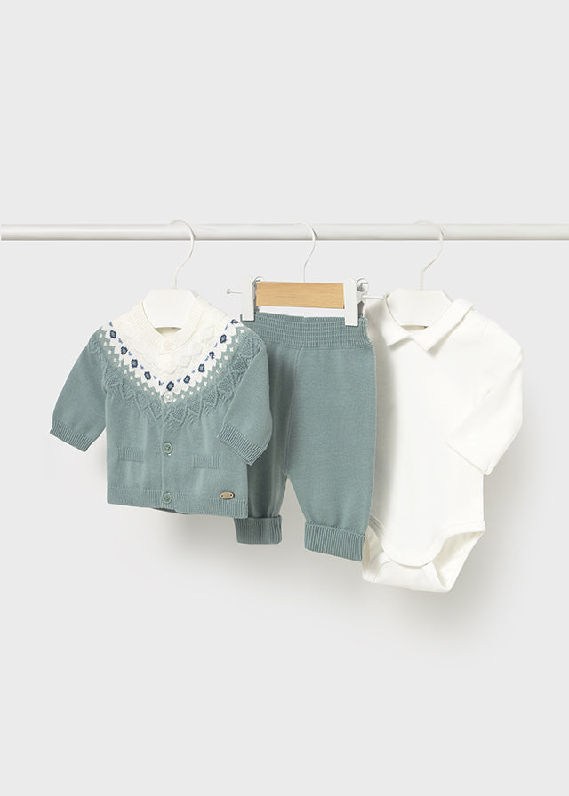 completino neonato tricot 3/8pz