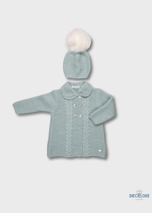 cappottino neonata doppio petto