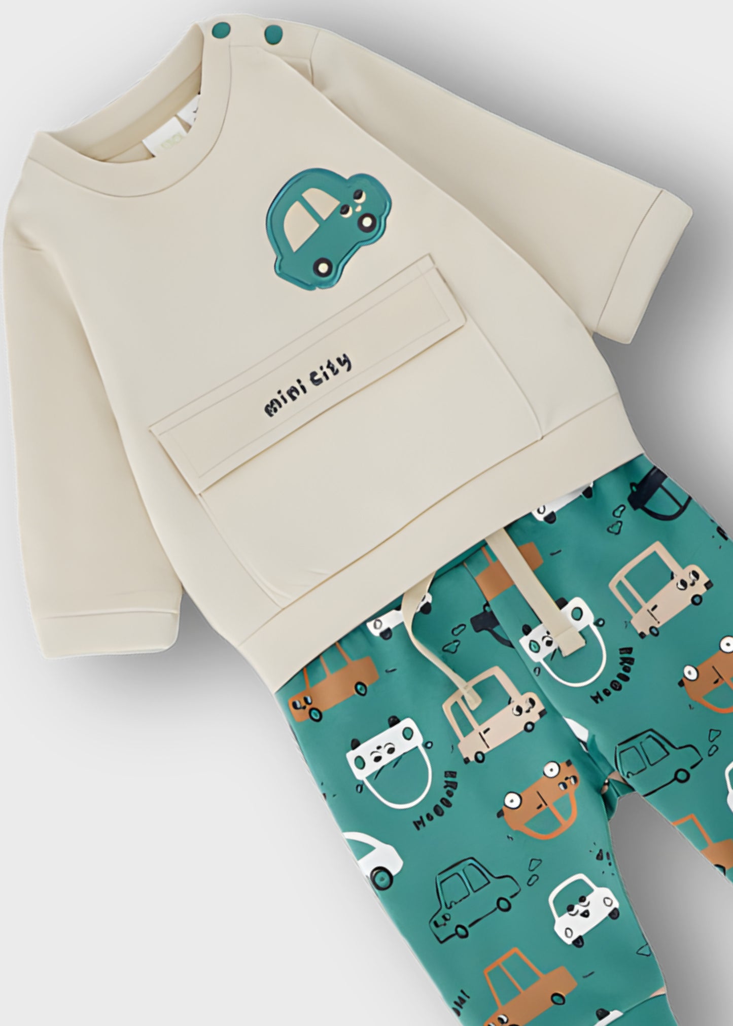 completo neonato cotone lungo