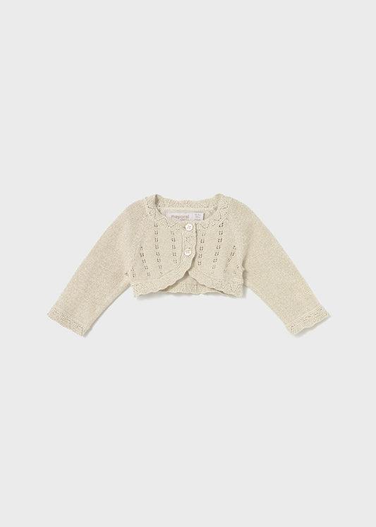 cardigan neonata corto