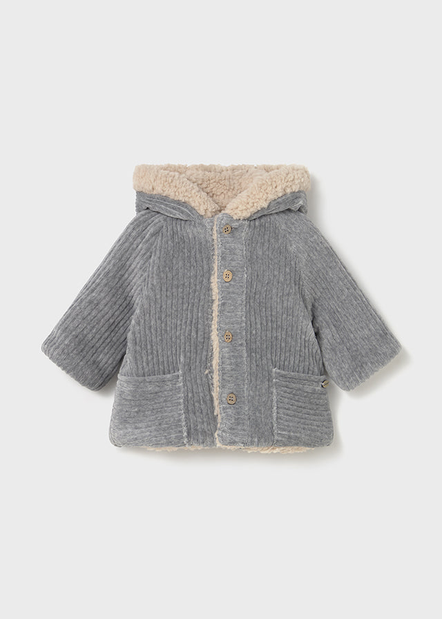 cappotto neonato reversibile