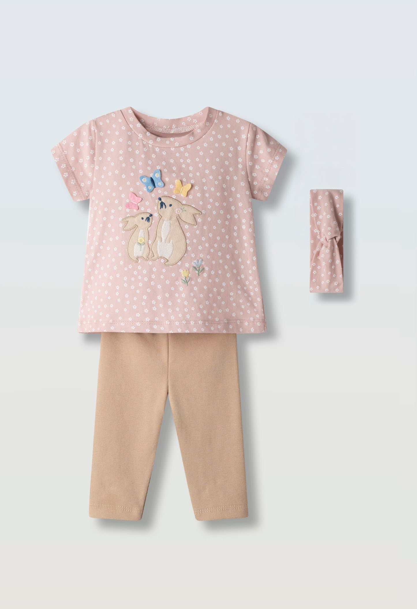 completo neonata leggins+fascia