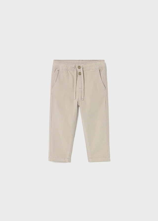 pantaloni neonato tessuto