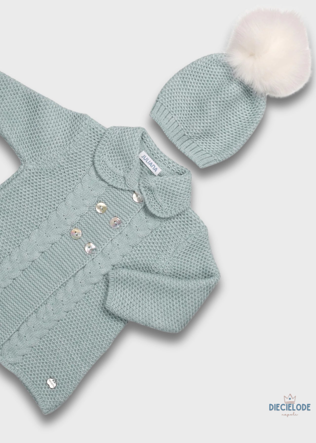 cappottino neonata doppio petto