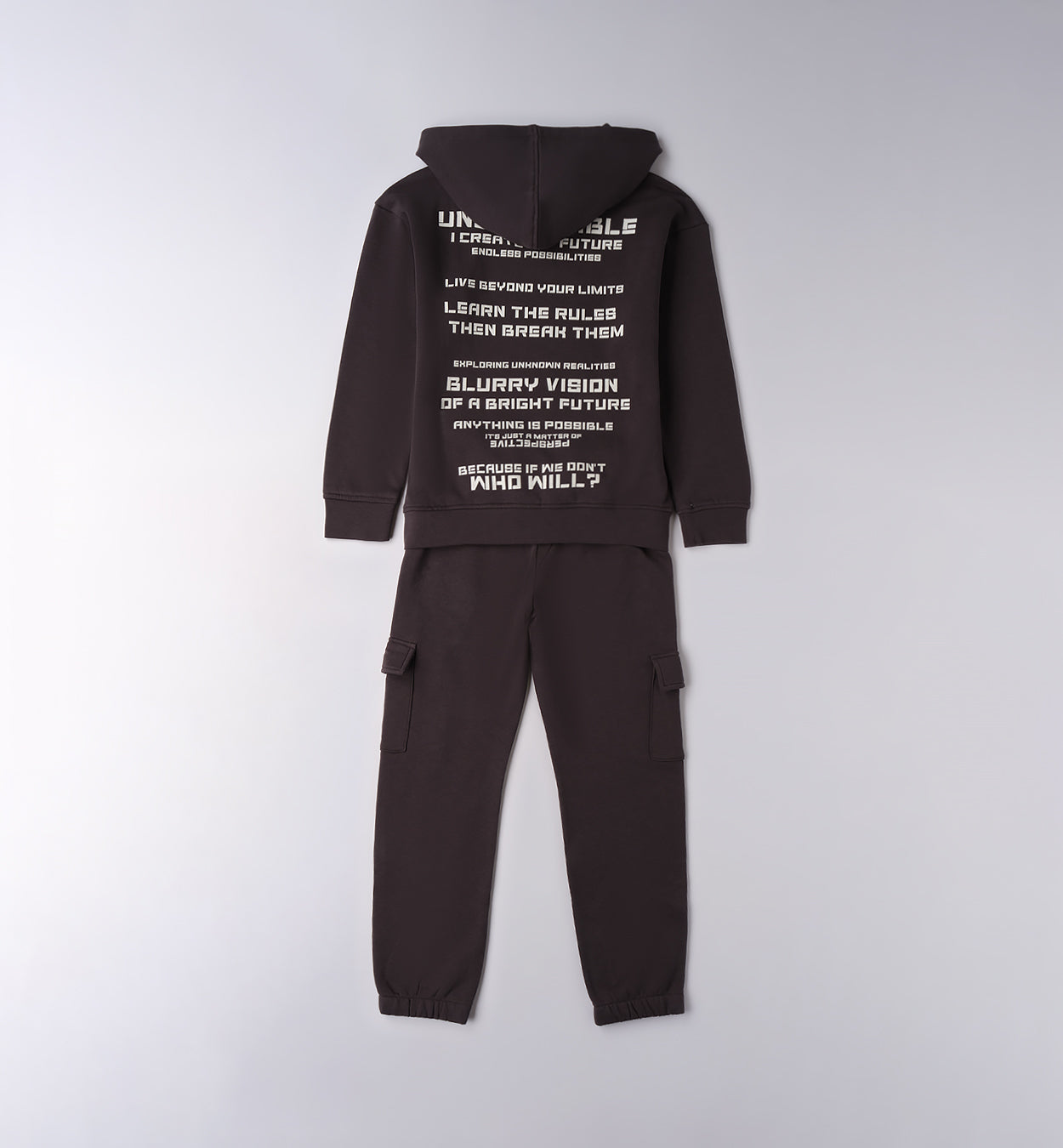 completo junior felpa cappuccio