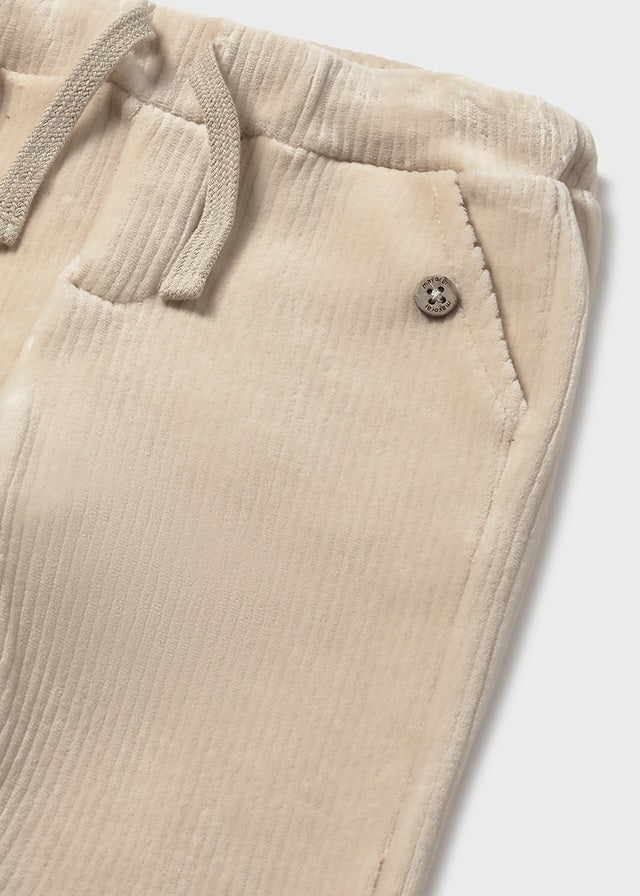 pantaloni neonato velluto costa
