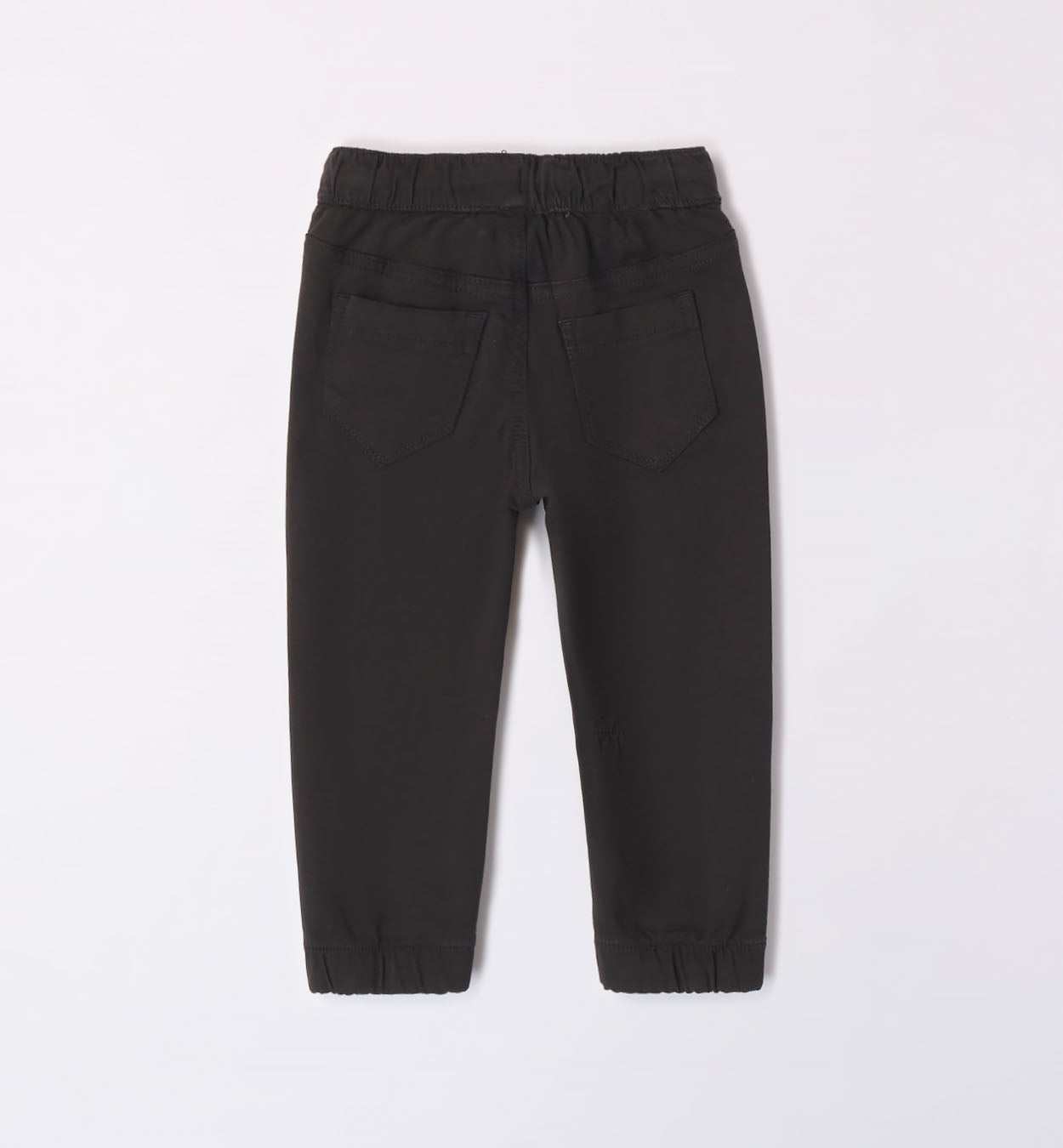 Pantalone in gambardina con elastico alla caviglia