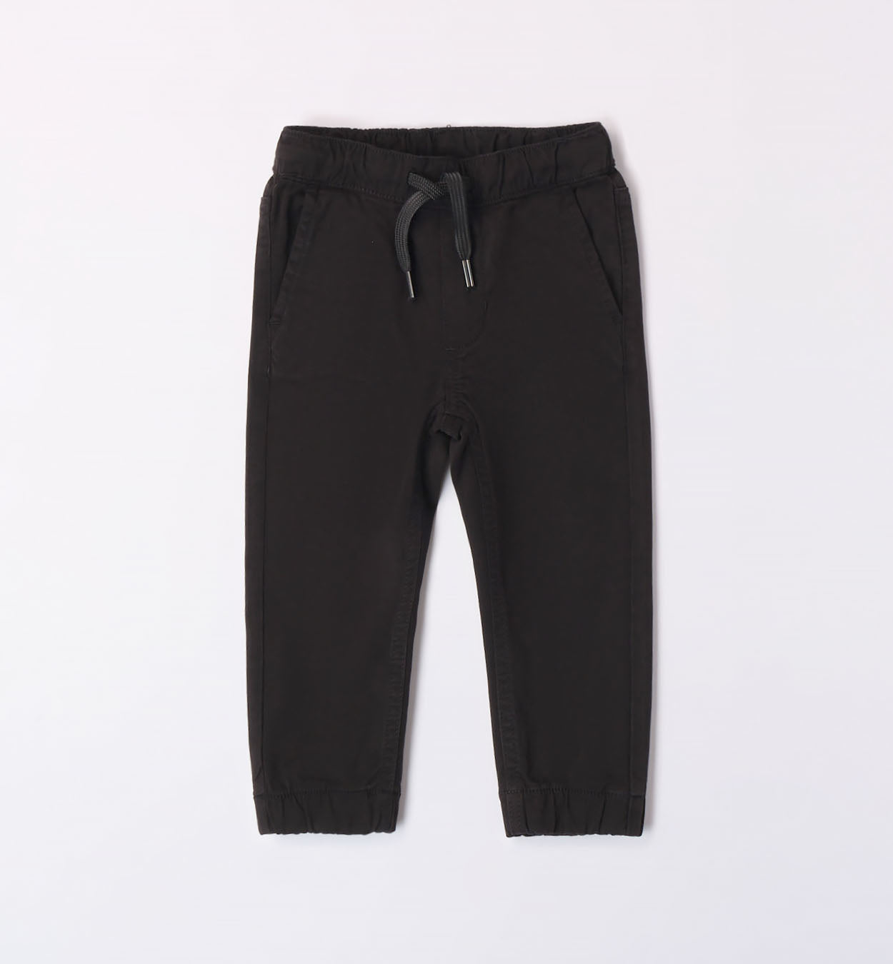 Pantalone in gambardina con elastico alla caviglia