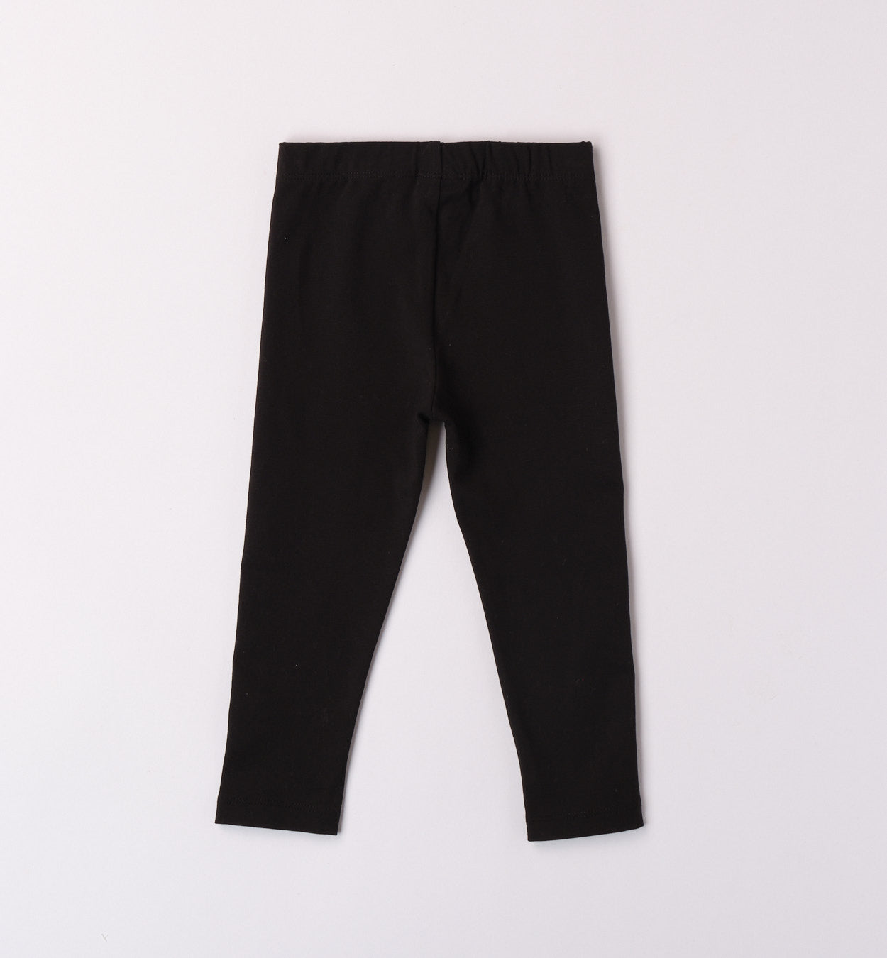 Leggins tinta unita con applicazione cuoricini