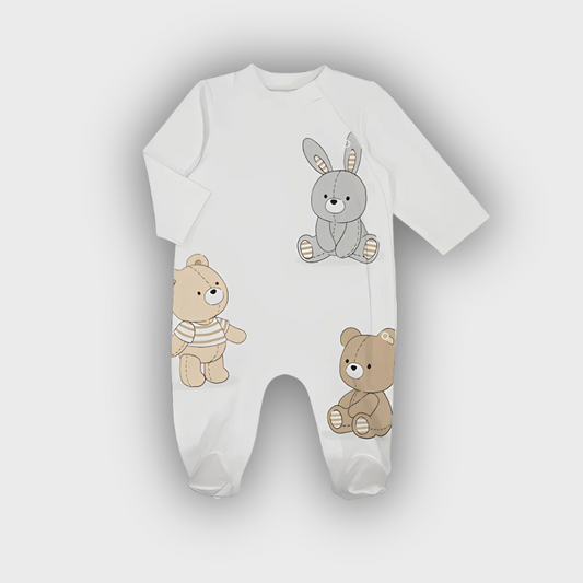 tutina neonato cotone lunga