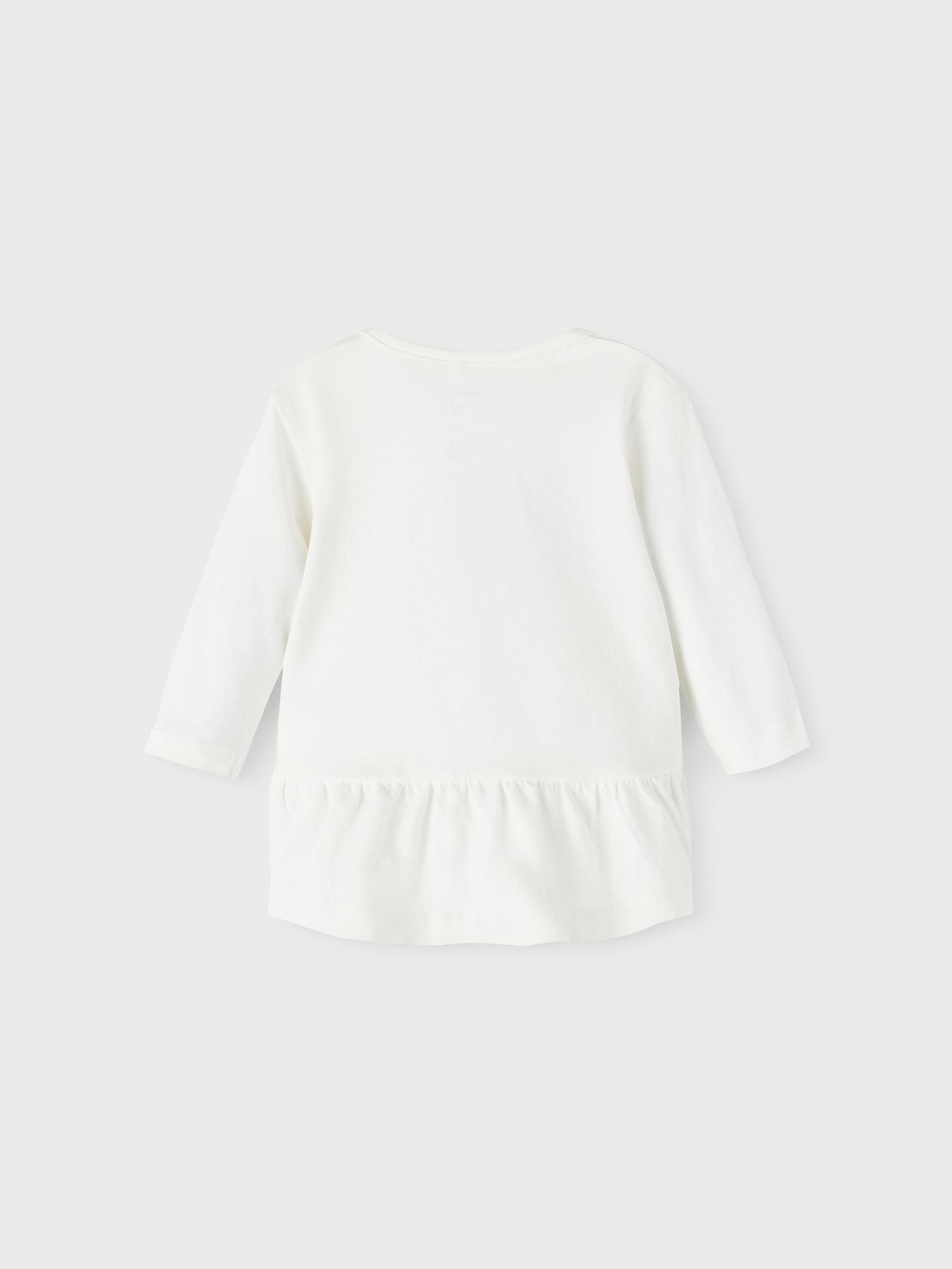 T-Shirt Manica Lunga con stampa e ricamo a rilievo