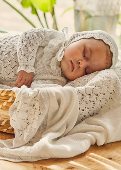 completino neonata tricot lungo
