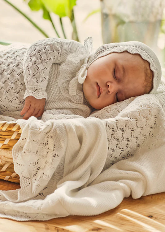 completino neonata tricot lungo