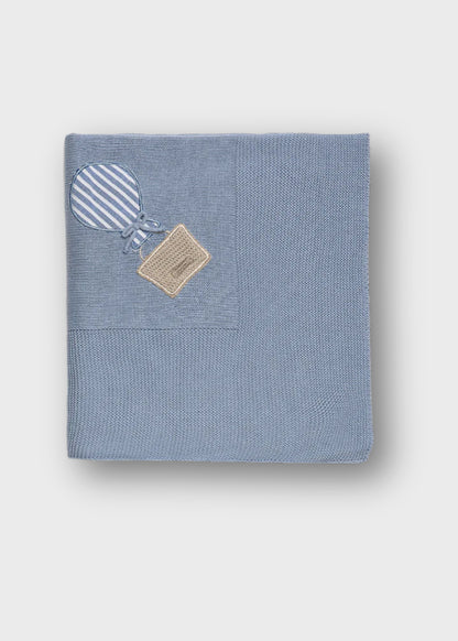 copertina neonato tricot
