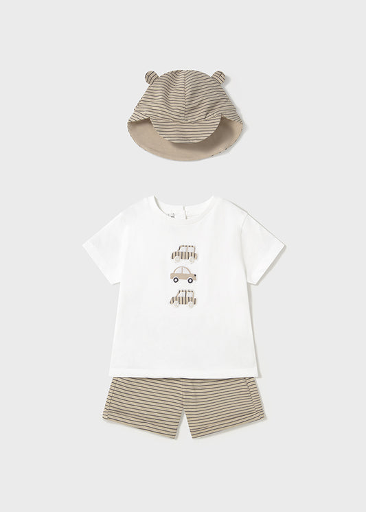 completino neonato+cappellino corto