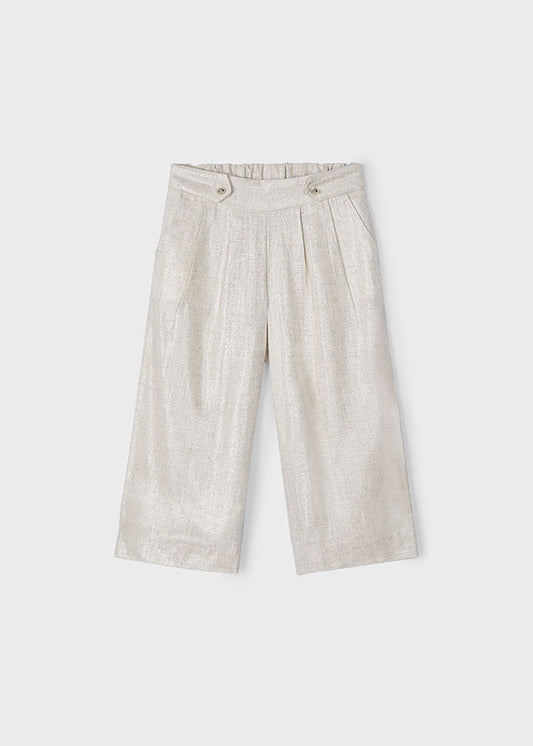 pantaloni bimba lino
