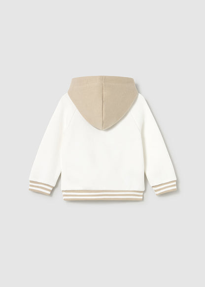 felpa neonato cappuccio