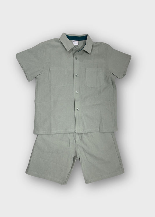 completo bimbo corto camicia